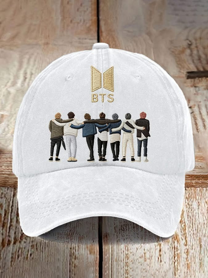 BTS World Tour 2026 Hat Embroidered BTS Merch Concert Hat Gifts For ARMY K-Pop Fans