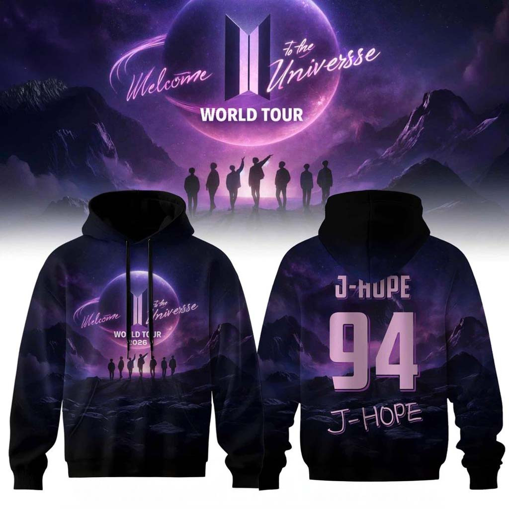 BTS World Tour 2026 Hoodie I Hope 94 Hoodie BTS Merch Gifts For Fans