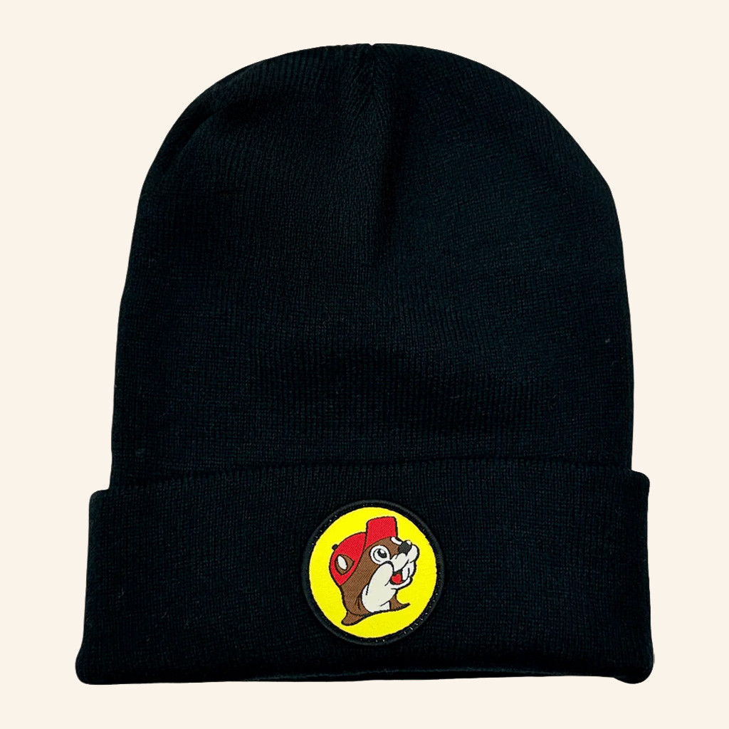 Buc Ee's Merch Buc Ee's Logo Black Beanie Great Gifts For Brothers