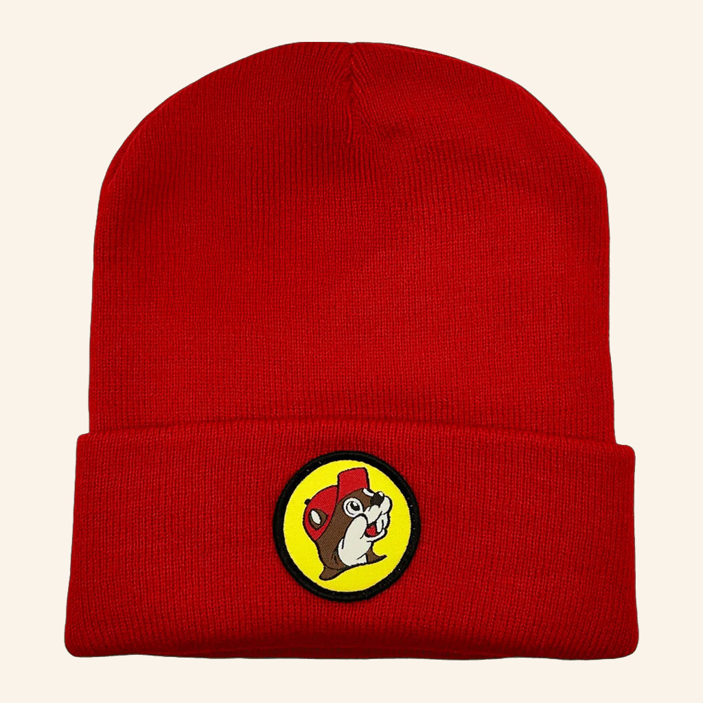 Buc Ee's Merch Buc Ee's Logo Red Beanie Best Gifts For Friends