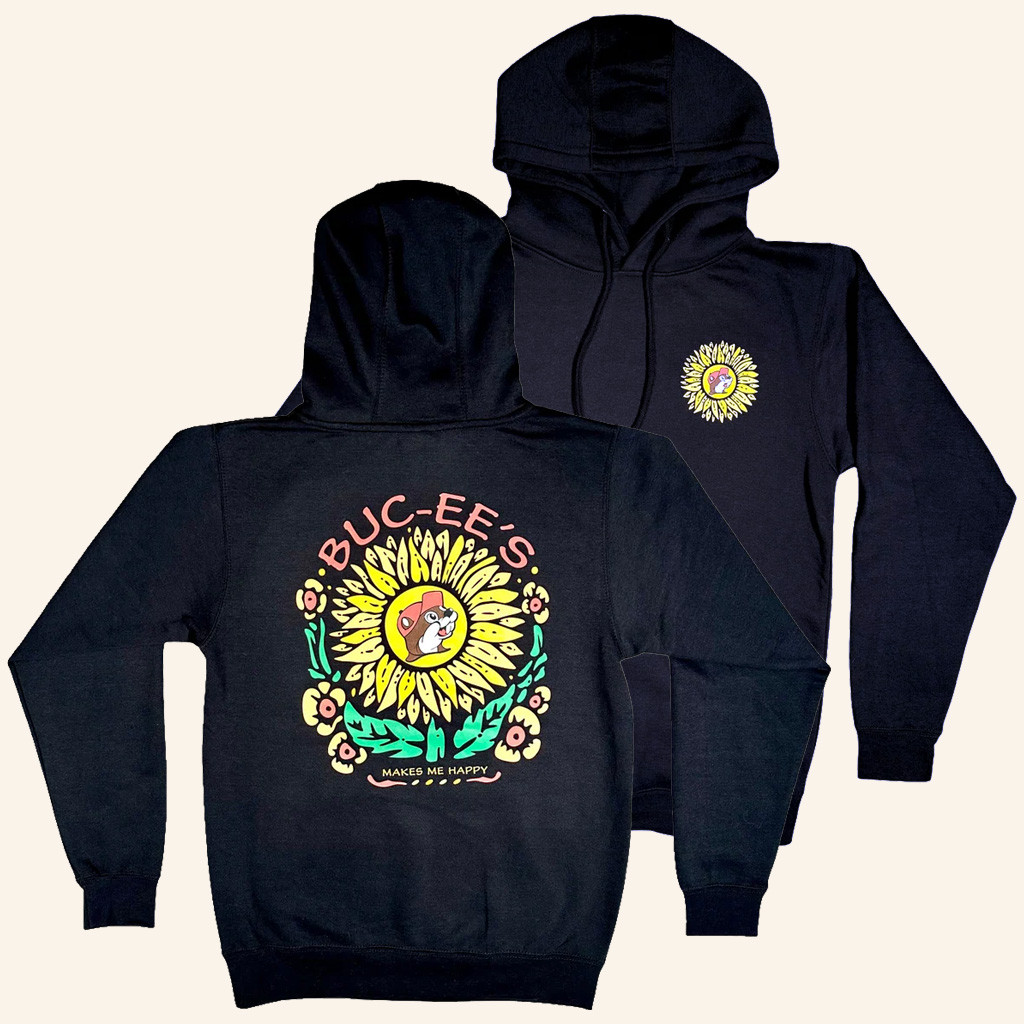 Buc Ee's Merch Make Me Happy Sunflower Hoodie Gifts Ideas For Besties