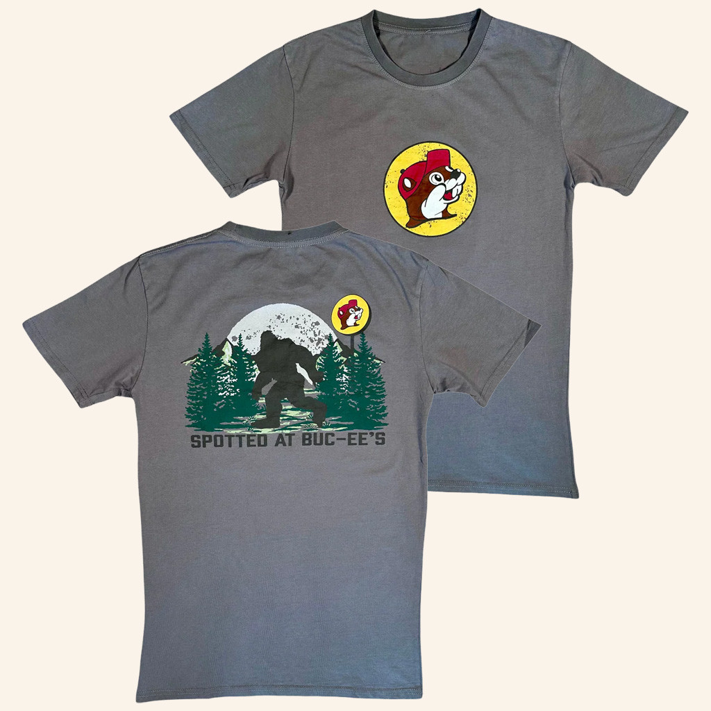 Buc Ee's Merch Sasquatch Spotted At Buc Ee's T-Shirt Gifts For Bigfoot Lovers