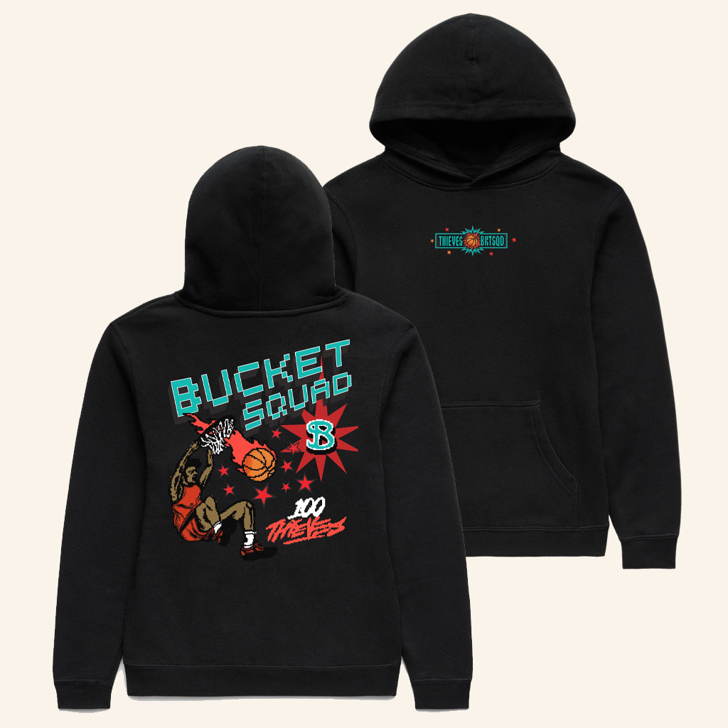 Bucketsquad Merch 100 Thieves Black Hoodie Christmas Gifts For Husband