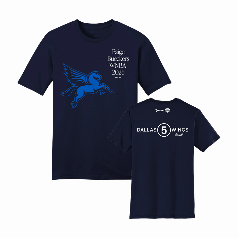 Bueckers Pegasus Dallas Wings 5 T-Shirt 2026 WNBA Season Opener Clothes Basketball Lover Present