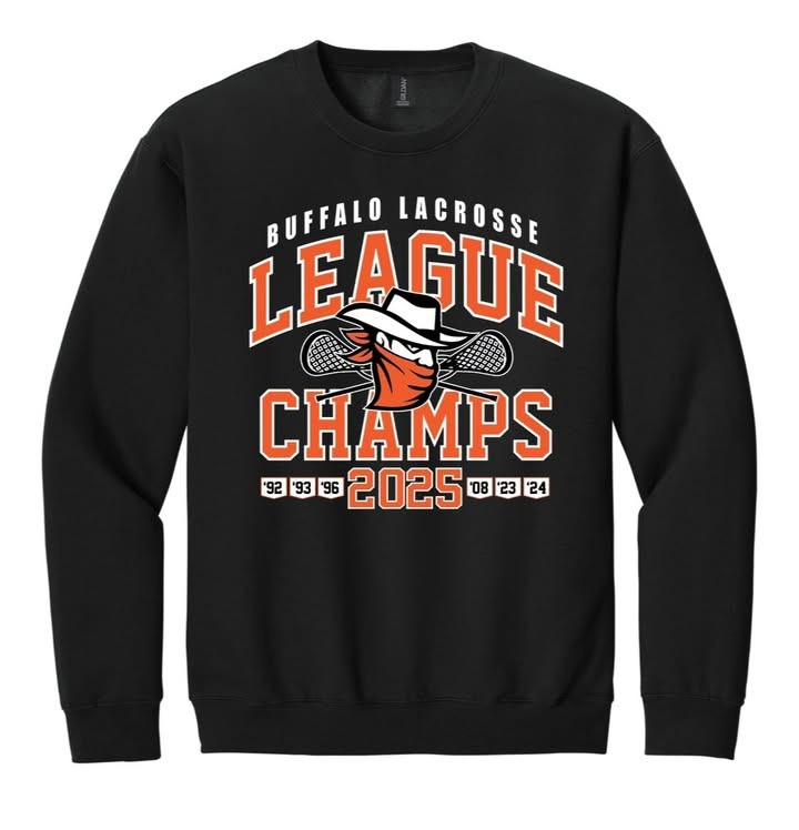 Buffalo Bandits Lacrosse League NLL Champions Sweatshirt 2025 Fan Merch Gift Ideas