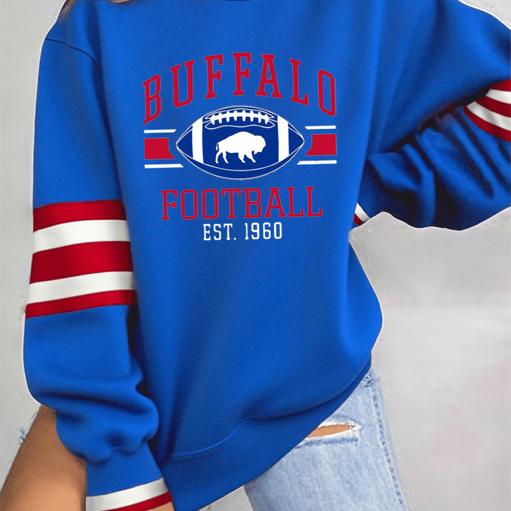 Buffalo Bills Est 1960 Sweatshirt Game Day Football Apparel Buffalo Bills Gifts