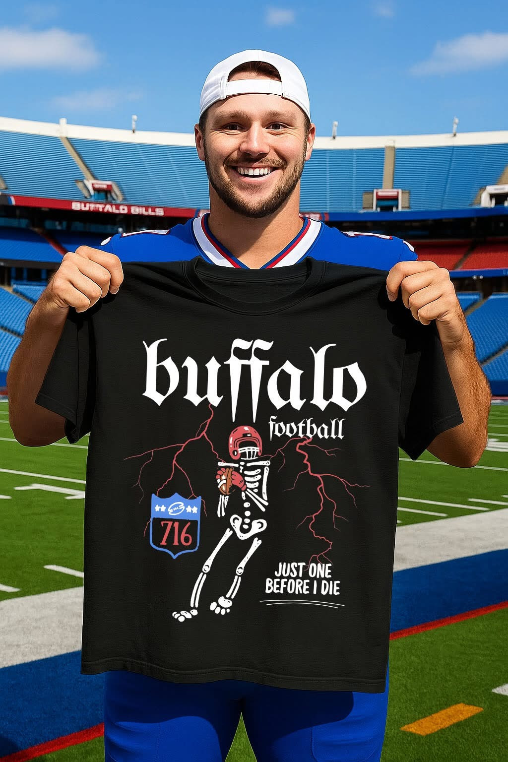 Buffalo Bills Football 716 Just One Before I Die T-Shirt Buffalo Bills Fan Merch Gifts