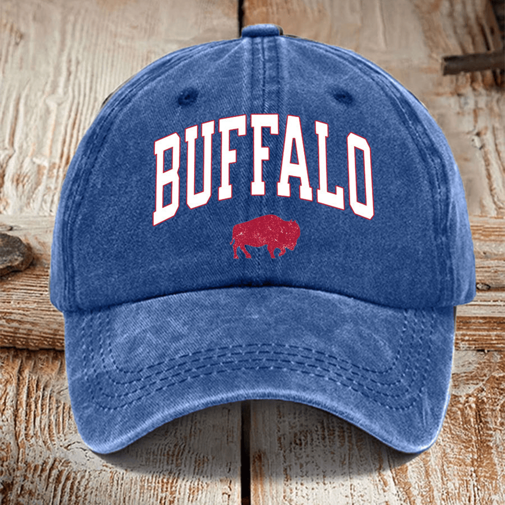 Buffalo Bills Football Hat Game Day Baseball Cap Football Themed Gift For Enthusiasts