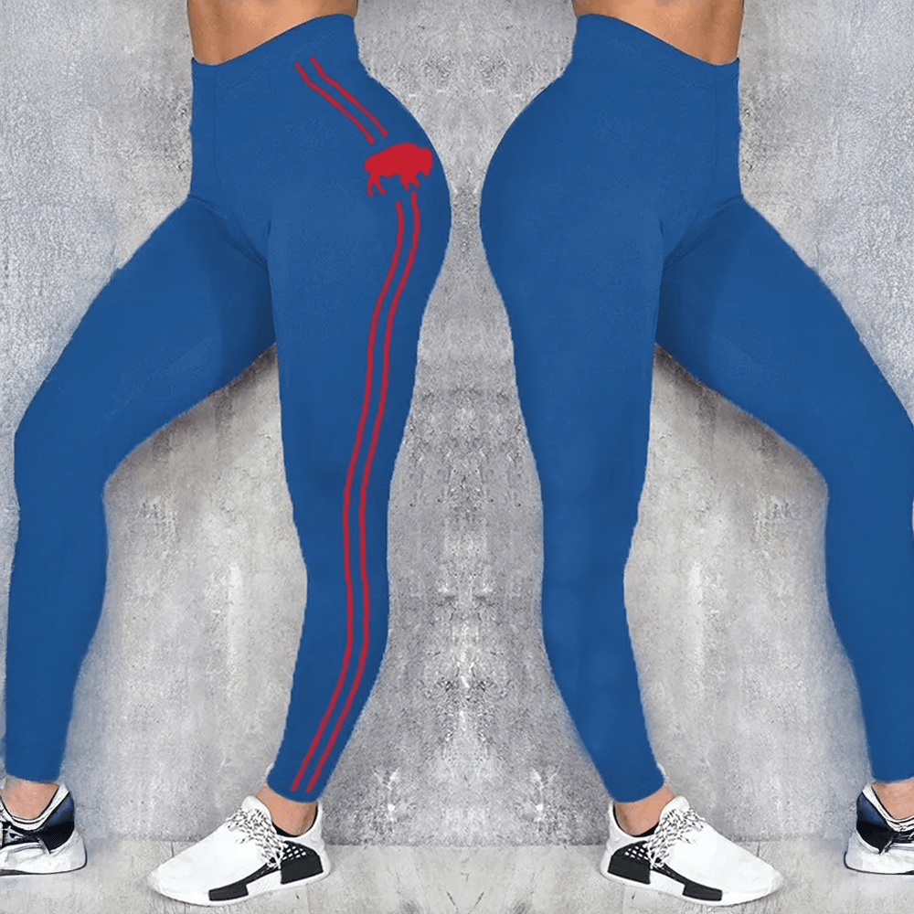 Buffalo Bills Football Leggings Game Day Football Leggings Fan Gear