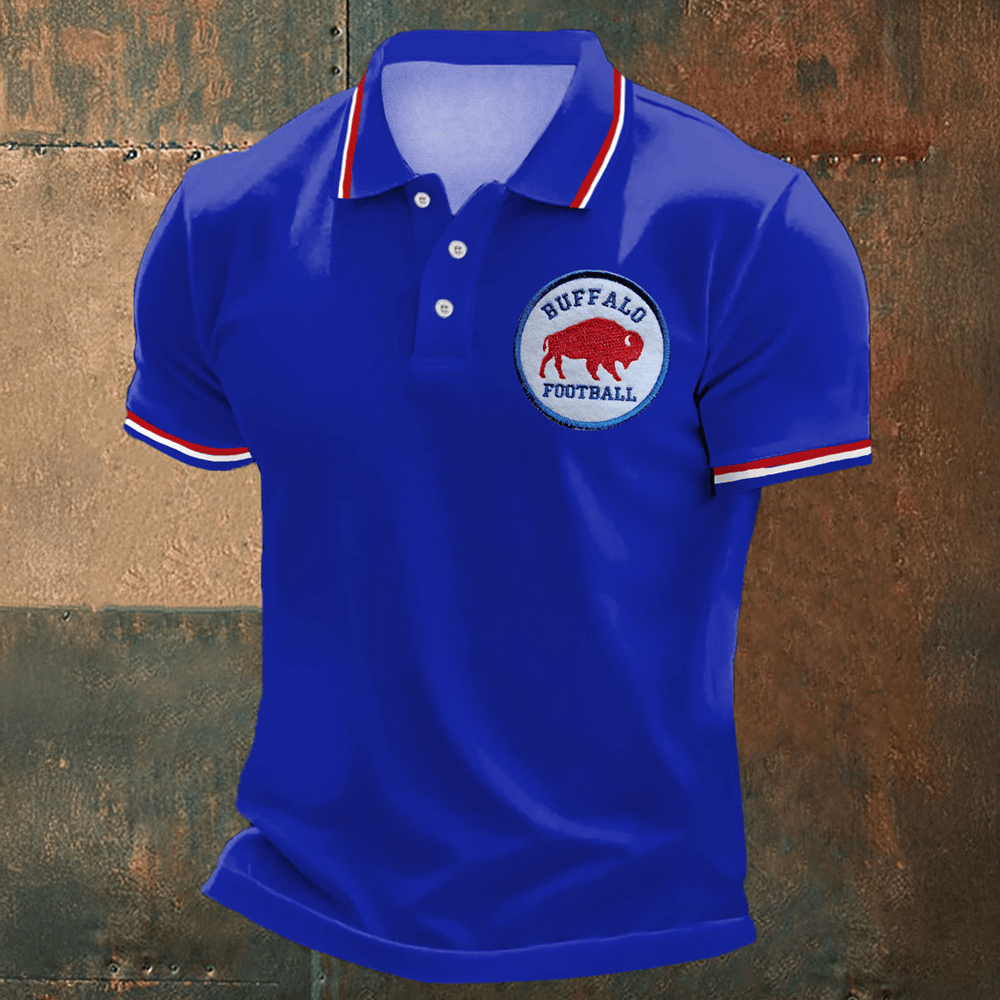 Buffalo Bills Football Polo Shirt Game Day Buffalo Bills Clothes Game Day Gifts