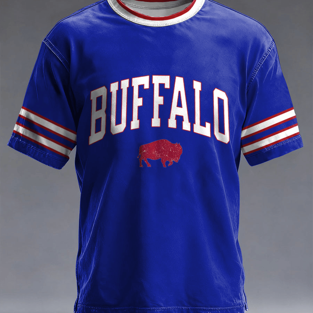 Buffalo Bills Football T-Shirt Game Day Buffalo Bills Clothes Football Player Gifts