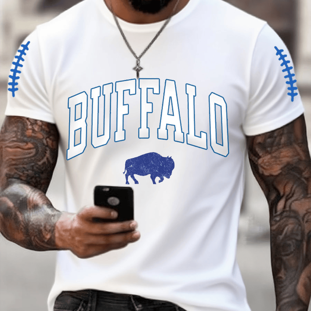 Buffalo Bills Football T-Shirt Game Day Buffalo Bills Clothing Husband Gift Ideas
