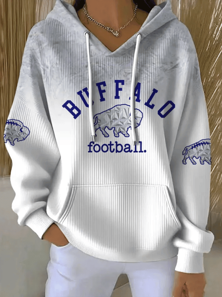 Buffalo Bills Merch Bills Game Day Hoodie Football Clothing Cool Gifts For Girlfriend