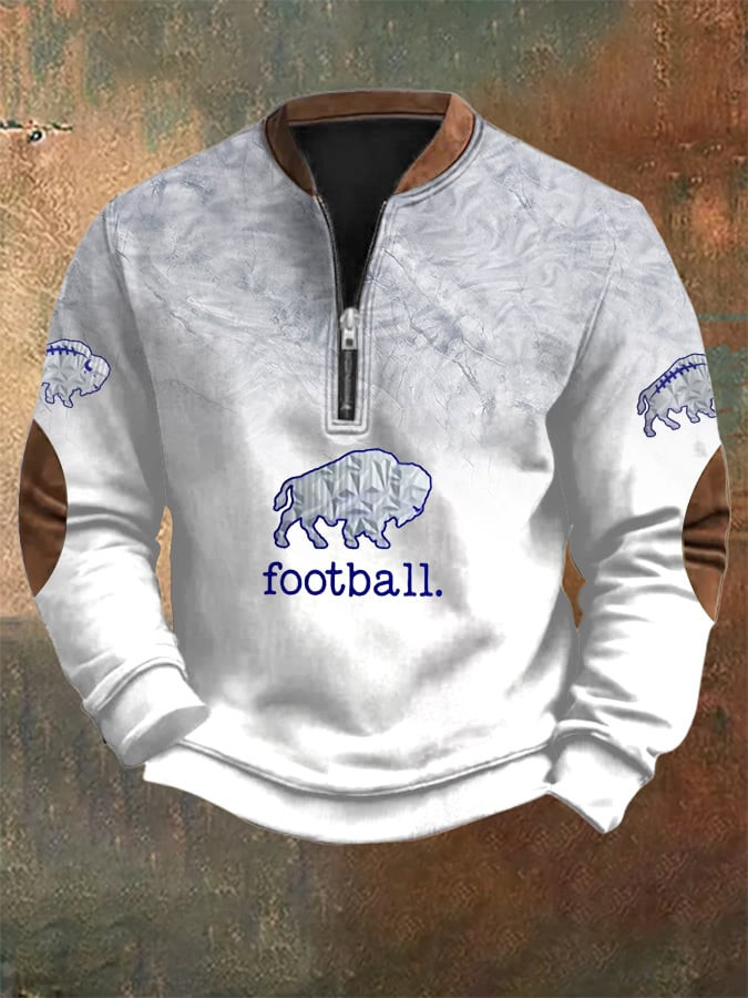 Buffalo Bills Merch Bills Game Day Quarter Zip Sweatshirt Game Day Clothing Gift Ideas