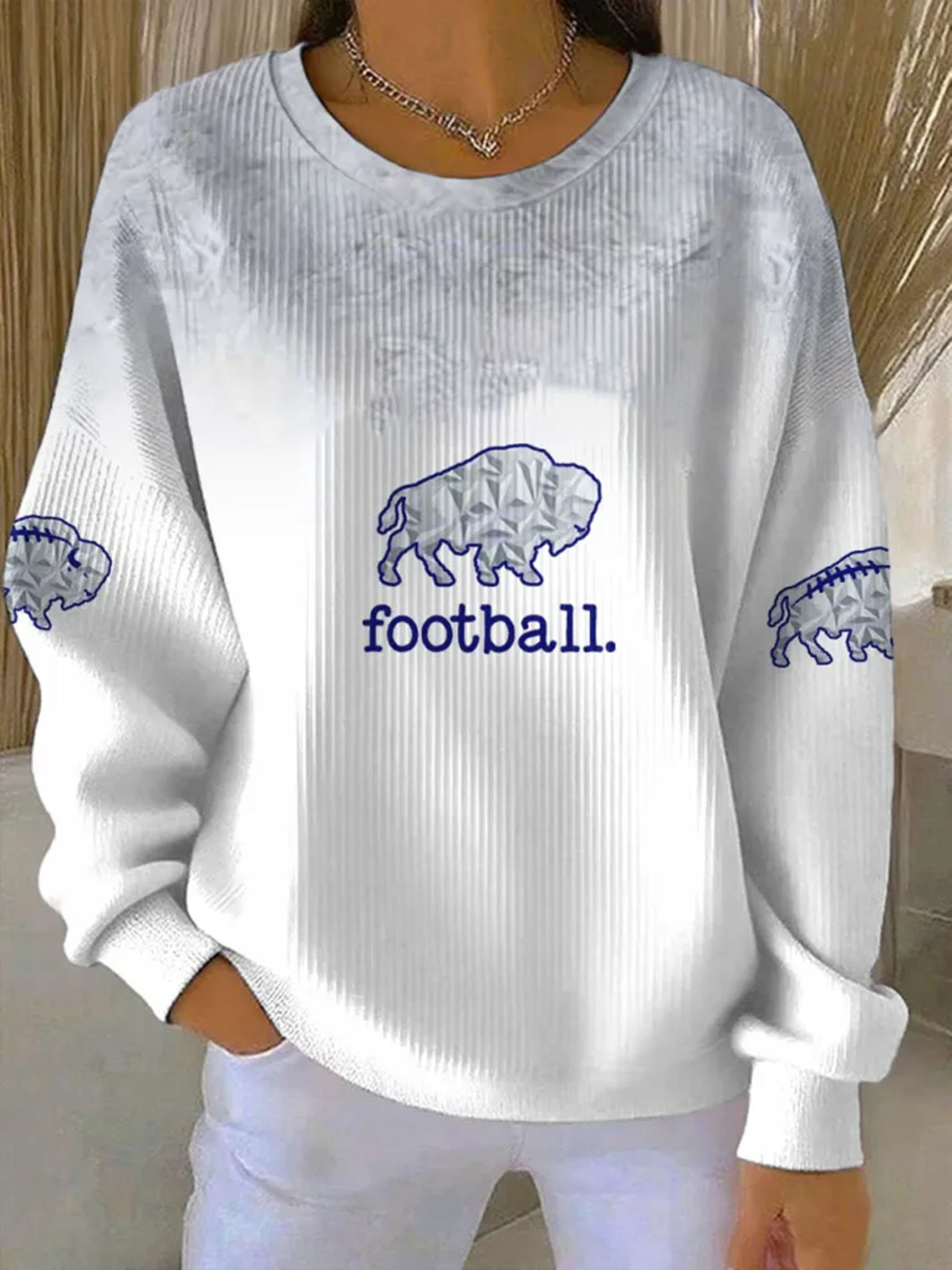 Buffalo Bills Merch Bills Game Day Sweatshirt Football Clothing Gift Ideas For Mom