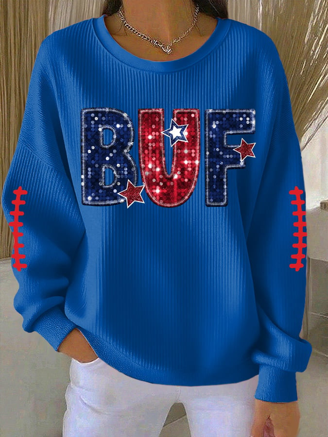 Buffalo Bills Merch BUF Sweatshirt Game Day Football Sweatshirt Bills Mafia Gifts