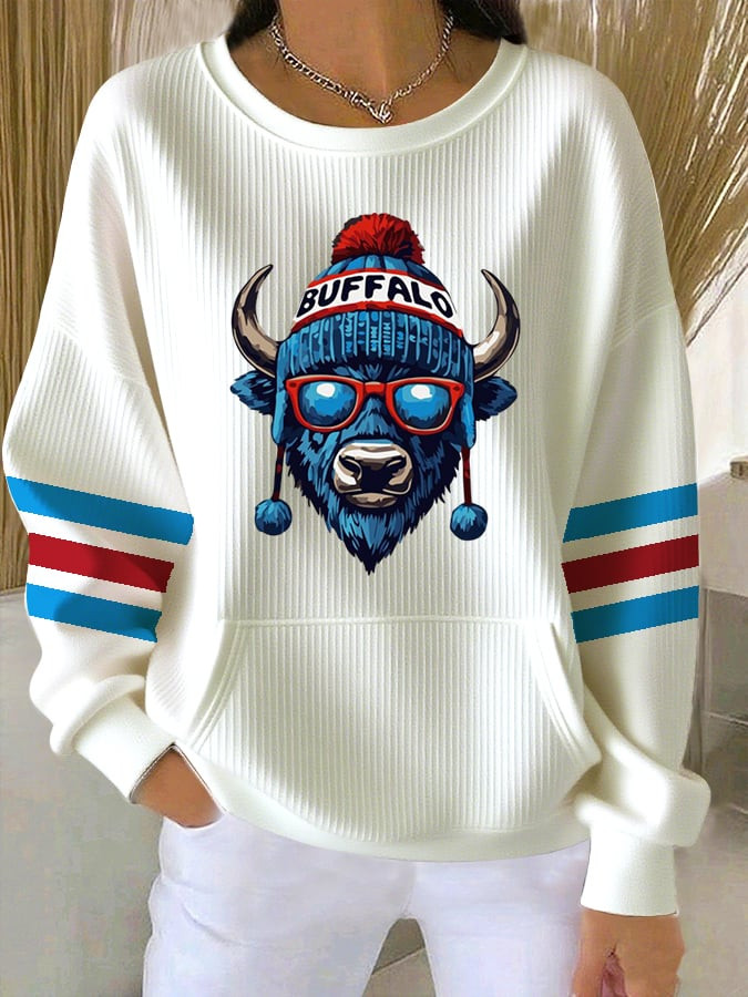 Buffalo Bills Merch Football Game Day Sweatshirt Bills Mafia Clothing Gift Ideas For Girlfriend