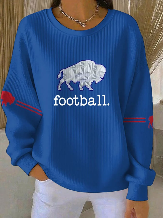 Buffalo Bills Merch Football Sweatshirt Game Day Football Apparel Unique Gift Ideas For Women