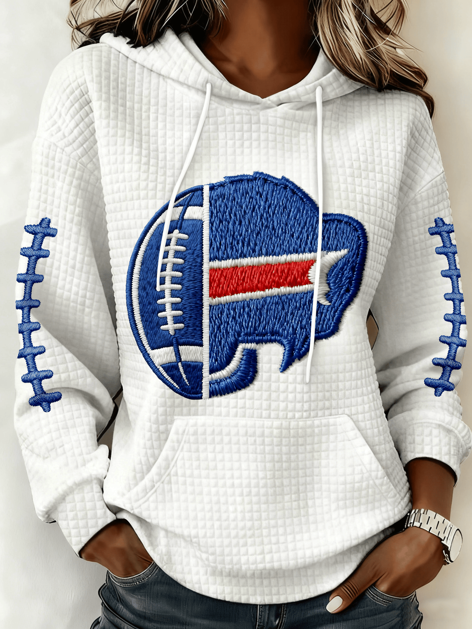 Buffalo Bills Merch Game Day Bills Go Hoodie Football Hooded Sweatshirt Gift Ideas