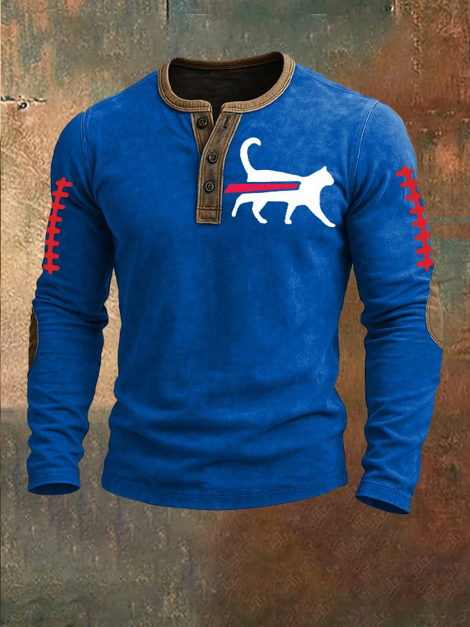 Buffalo Bills Merch Game Day Button Long Sleeve Shirt Football Apparel Gifts For Brother