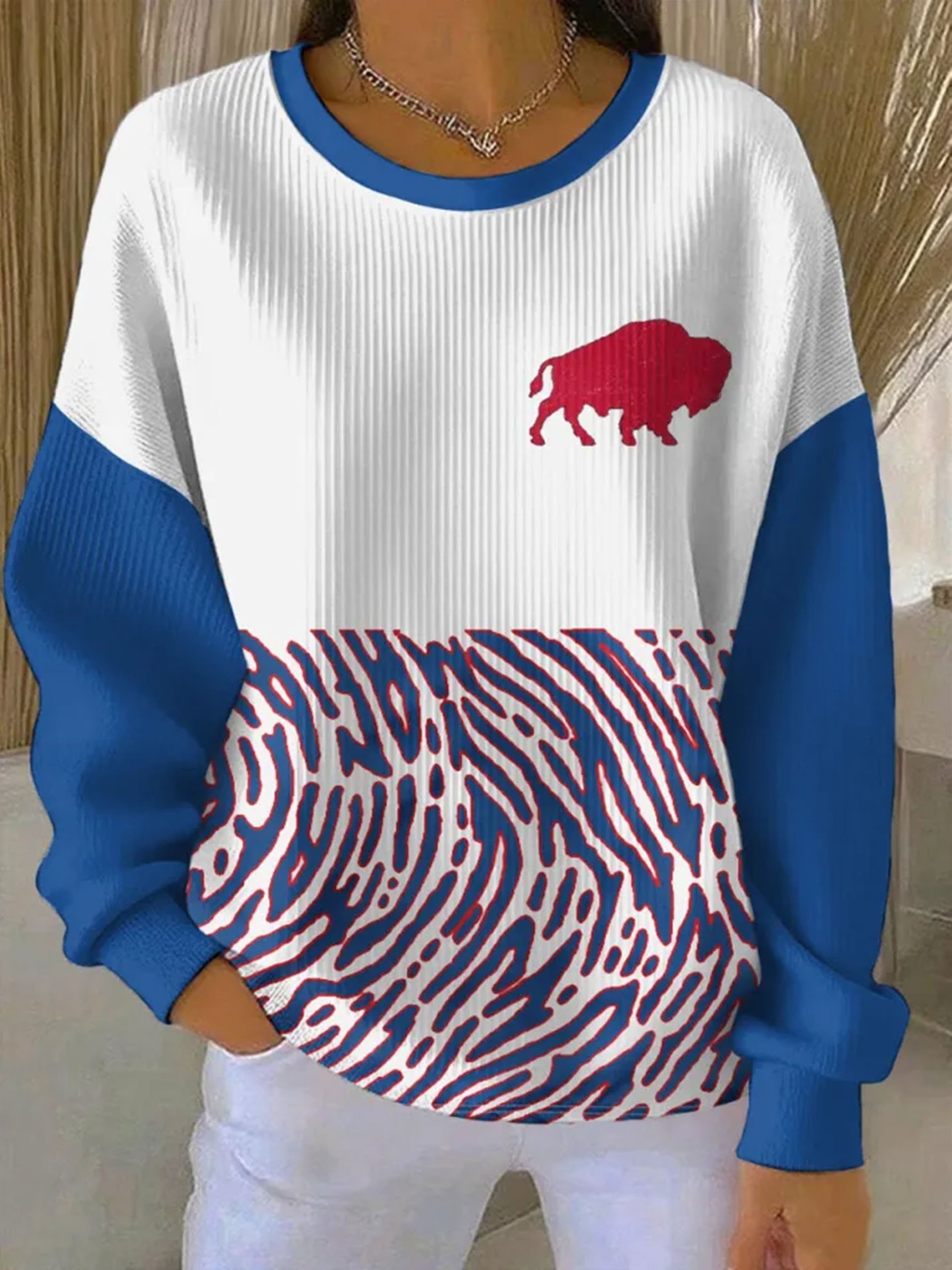 Buffalo Bills Merch Game Day Football Sweatshirt Football Apparel Gifts For Football Enthusiasts