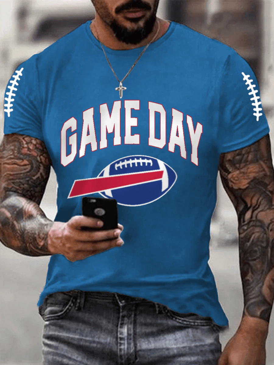 Buffalo Bills Merch Game Day Tee Shirt Bills Game Day Clothes Gifts For Fans