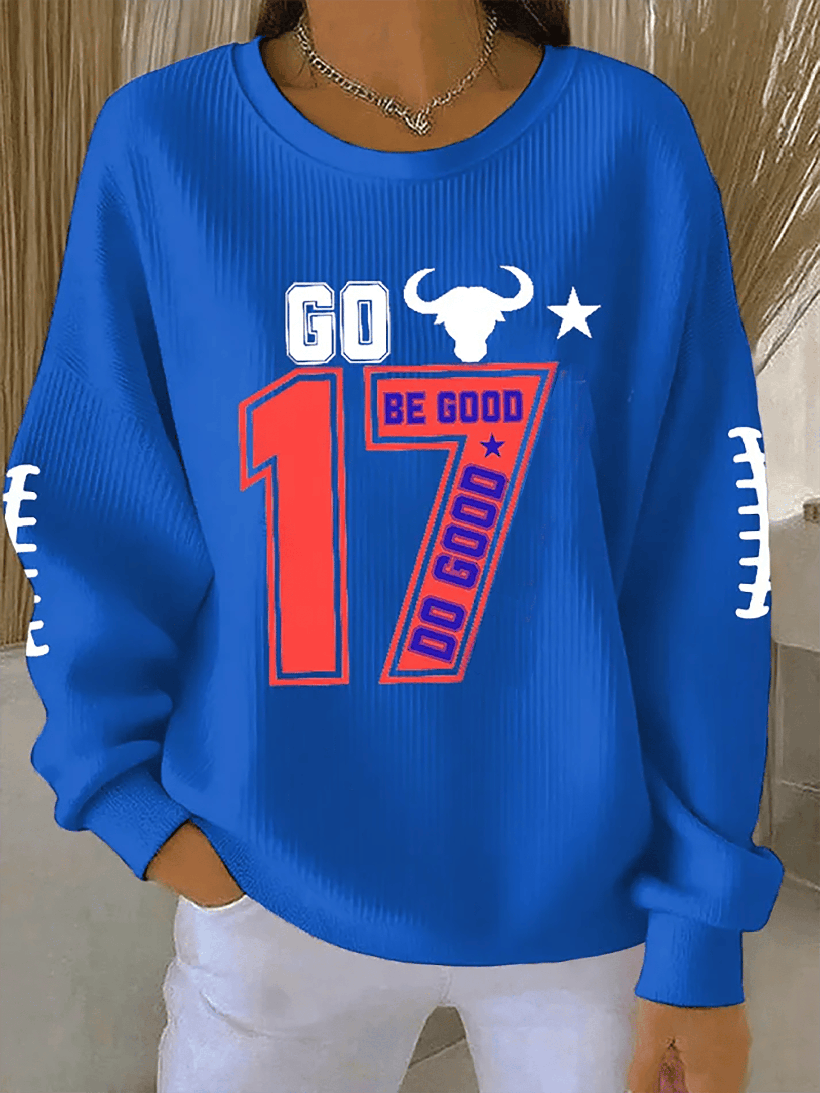 Buffalo Bills Merch Go Buffalo Be Good Be Good Sweatshirt Game Day Apparel Gift Ideas For Wife