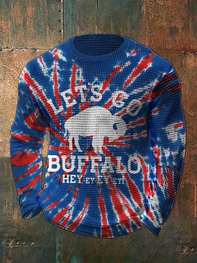 Buffalo Bills Merch Let's Go Buffalo Hey Ey Ey Ey Long Sleeve Shirt Game Day Clothing Gifts For Him