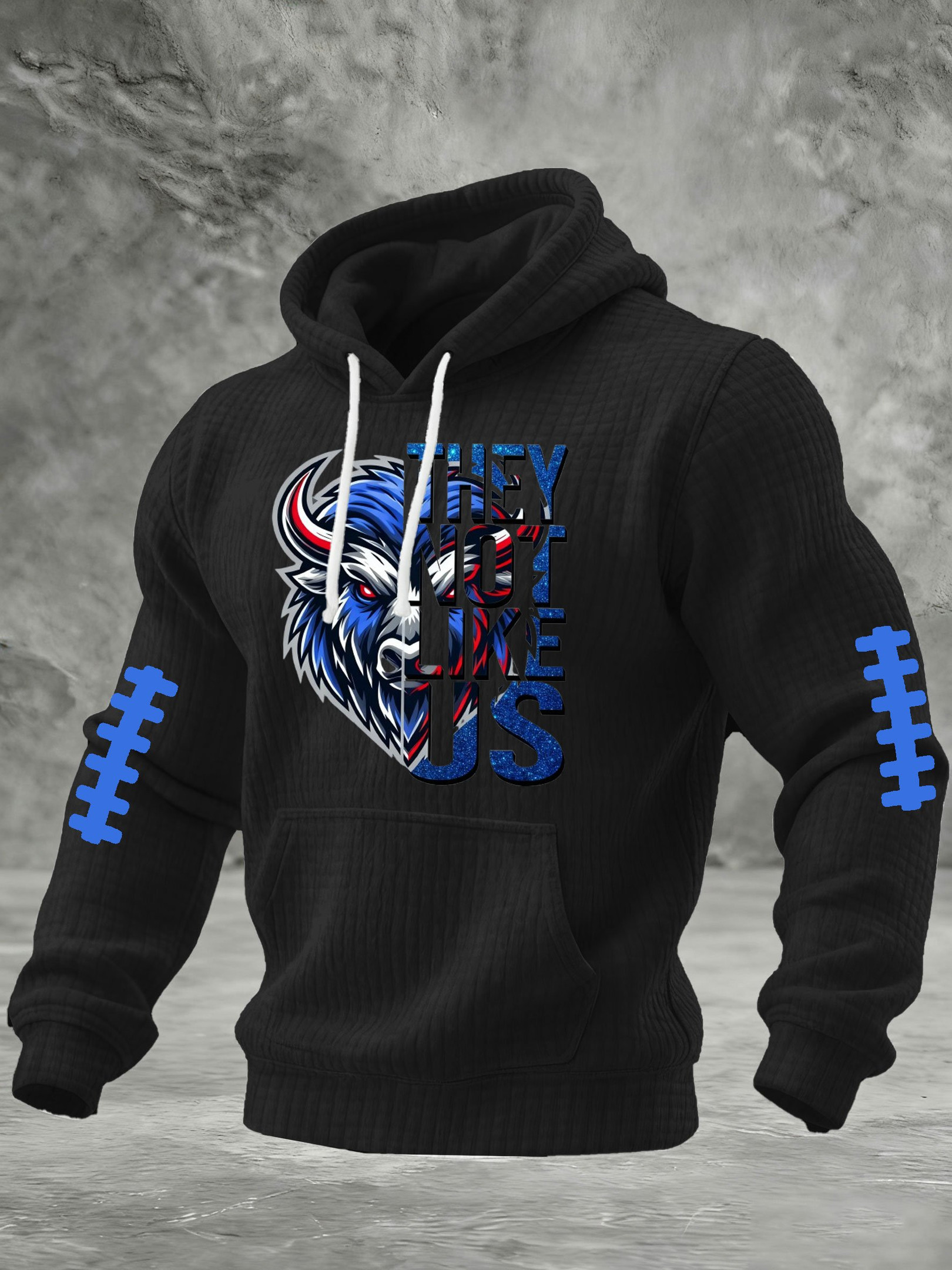 Buffalo Bills Merch They Not Like Us Hoodie Game Day Football Hooded Sweatshirt Cool Gift Ideas