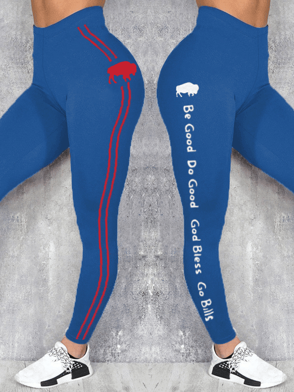 Buffalo Bills Merchandise Bills Football Leggings Buffalo Bills Apparel Gifts For Yoga Lovers