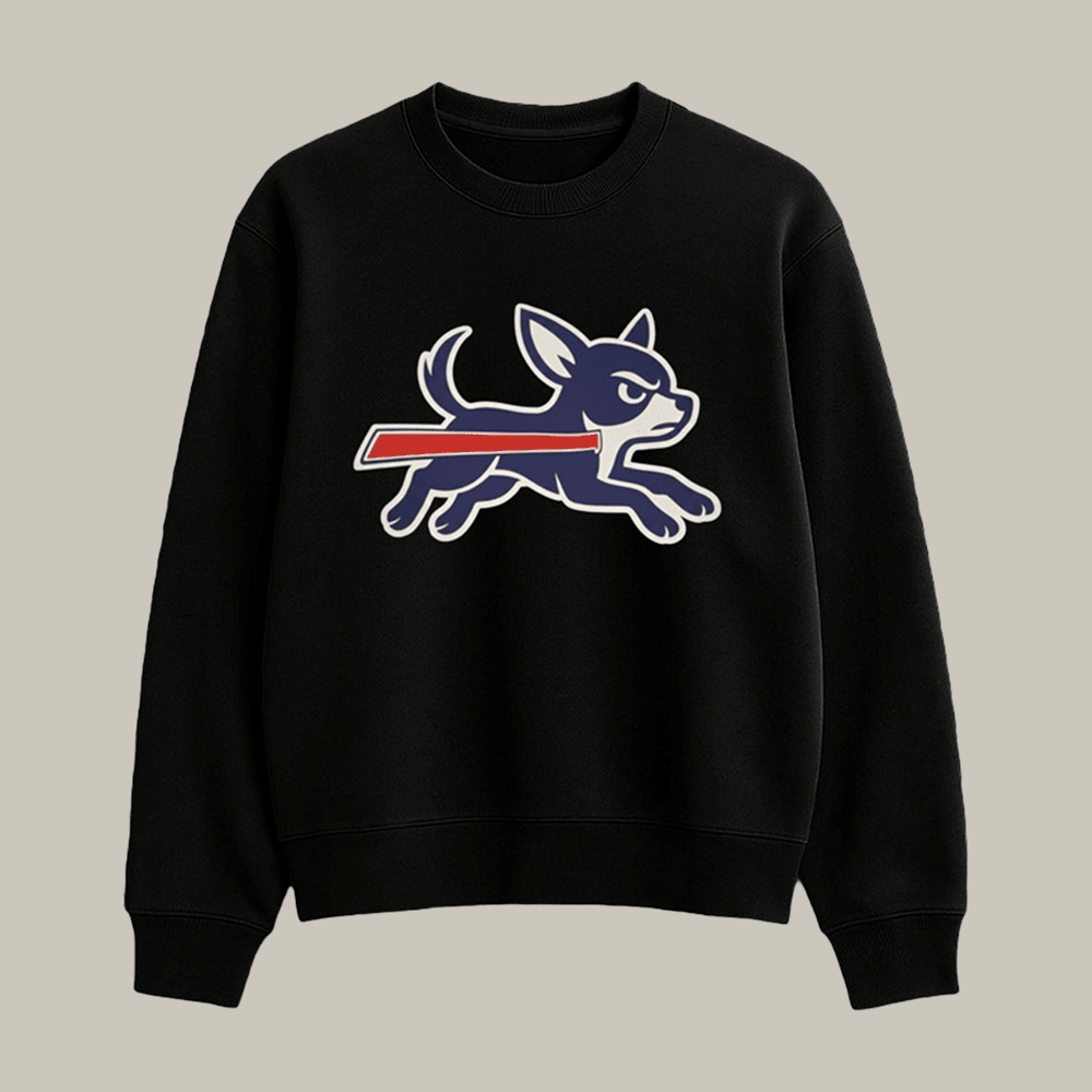 Buffalo Bills Parody Logo Chihuahua Mafia Sweatshirt Football Themed Fan Gear