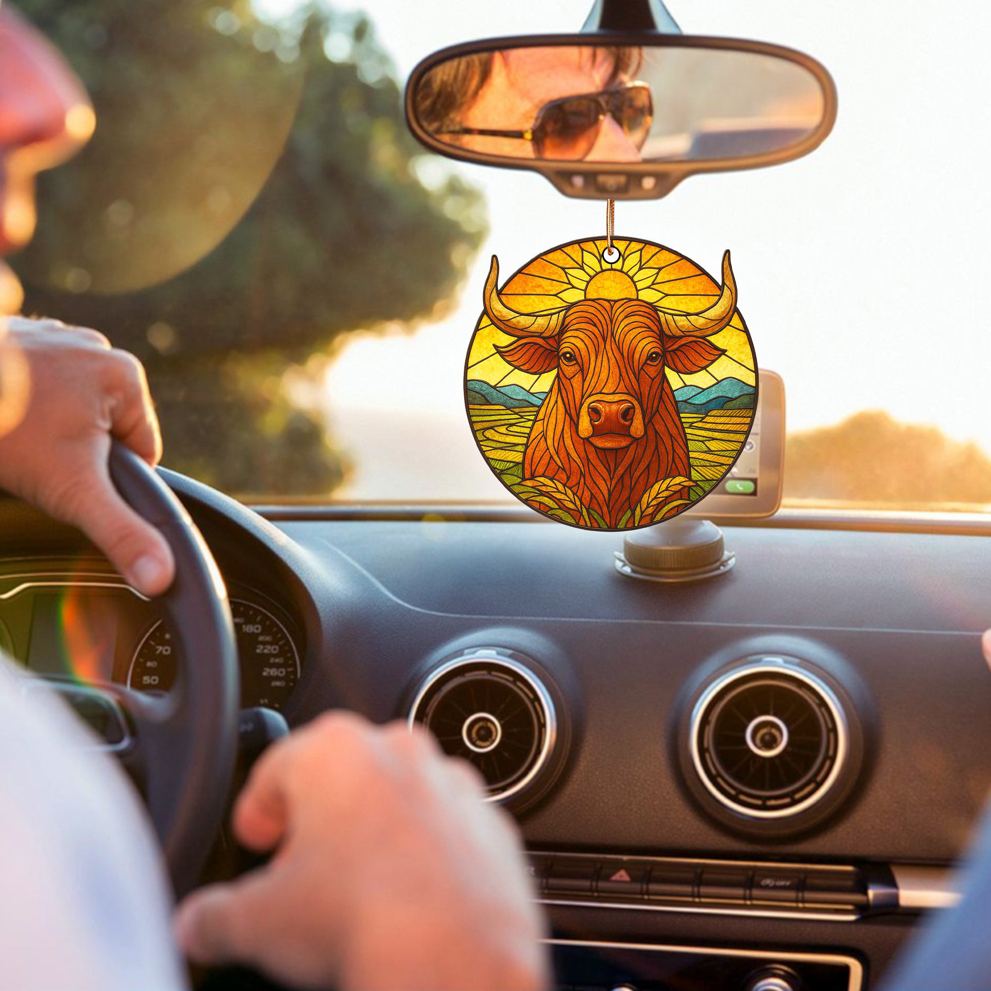 Buffalo Christmas Car Ornament Animal Themed Christmas Ornament Unique Xmas Gifts