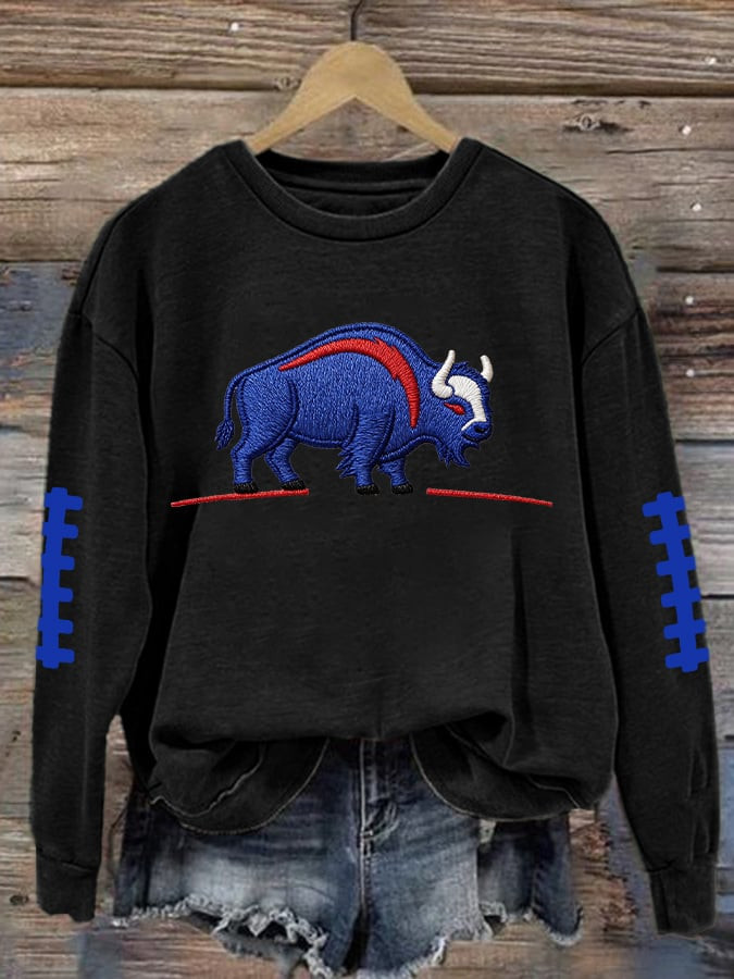 Buffalo Football BB Sweatshirt Bills Merch Game Day Buffalo Strong Apparel Black Buffalo Football BB Sweatshirt Bills Merch Game Day Buffalo Strong Apparel Black