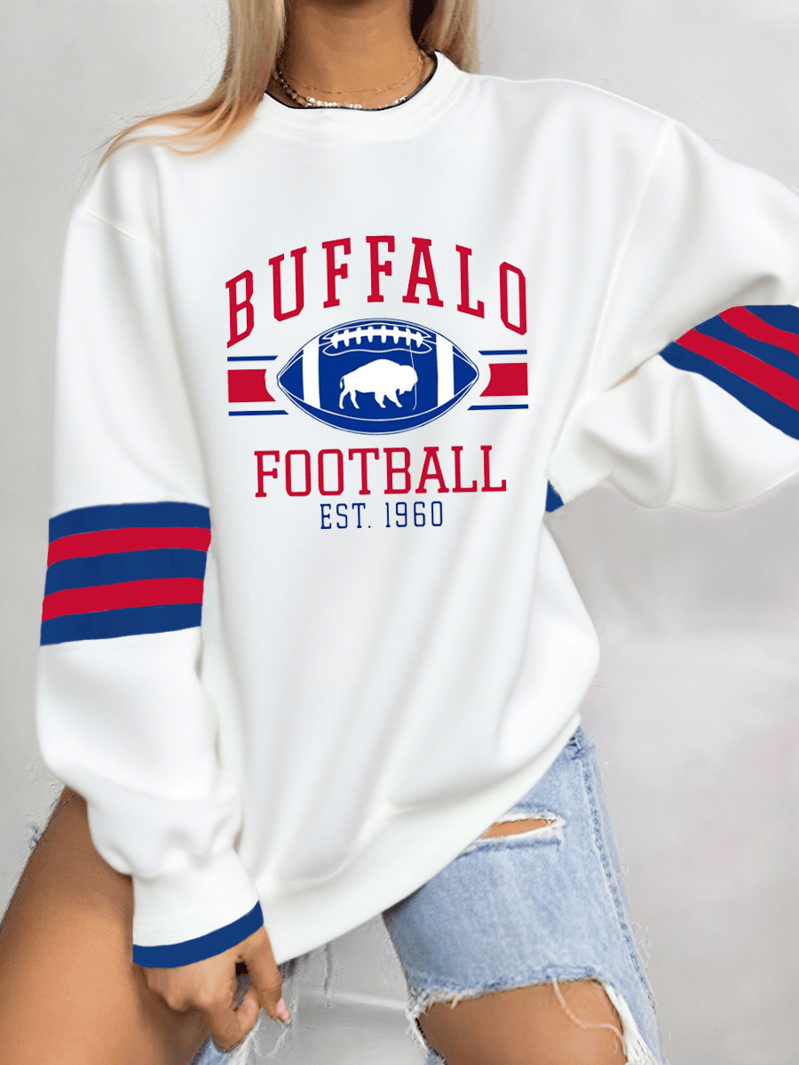 Buffalo Football BB Sweatshirt Bills Super Bowl Merch Buffalo Victory Game Day Gifts For Wife Buffalo Football BB Sweatshirt Bills Super Bowl Merch Buffalo Victory Game Day Gifts For Wife