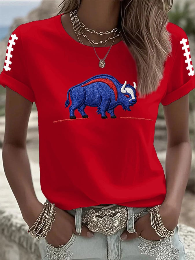 Buffalo Football BB T-Shirt Bills Merch Buffalo Pride Game Day Apparel Gifts For Mother
