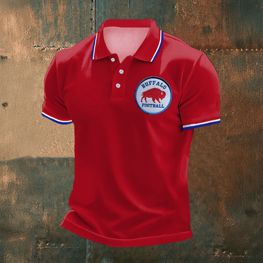 Buffalo Football Game Day Polo Shirt Buffalo Bills Clothes Game Day Present Ideas