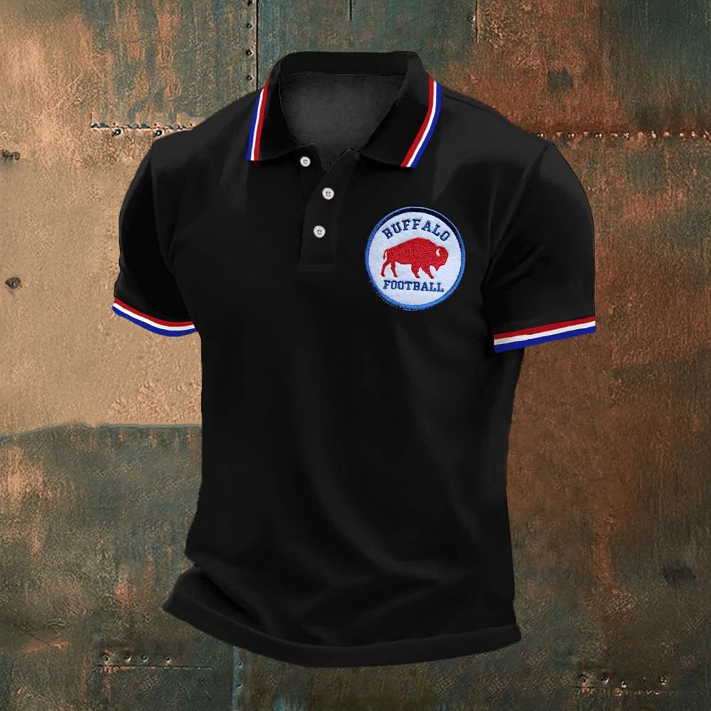 Buffalo Football Game Day Polo Shirt Buffalo Bills Clothing Gift For Husband