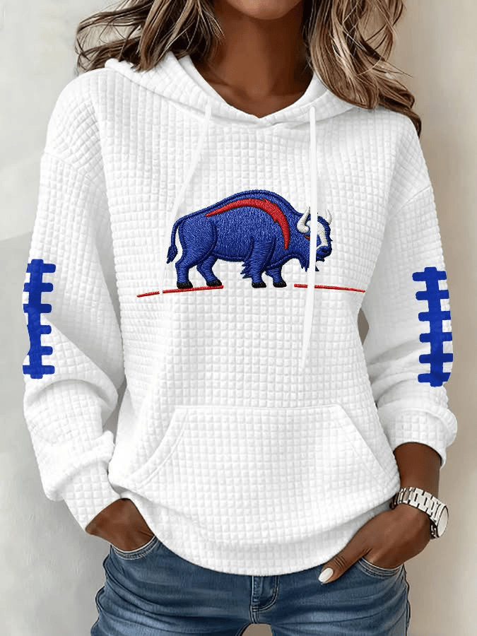 Buffalo Football Hoodie Game Day Apparel Bills Merch Pride Buffalo Hoodie Gifts For Mom