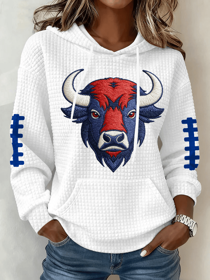Buffalo Football Hoodie Game Day Hoodie Pride BB Merch Presents For Football Fans