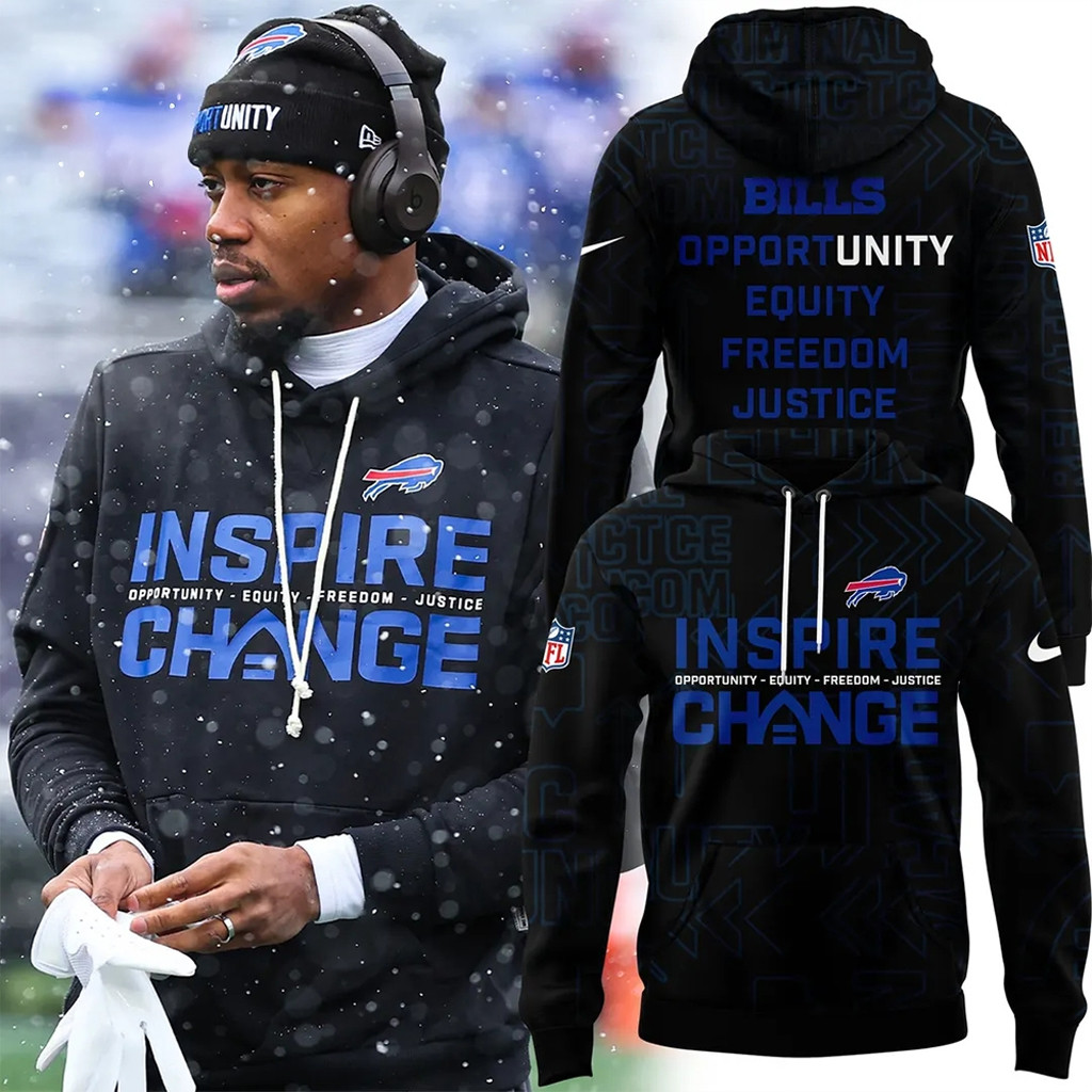 Buffalo Football Inspire Change Hoodie Opportunity Equity Freedom Justice Hoodie Fan Gifts