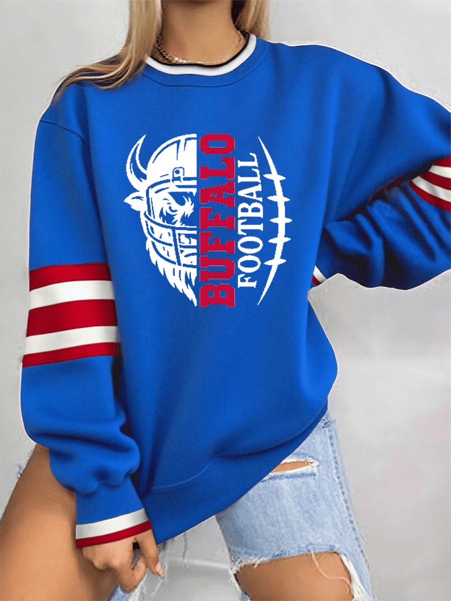 Buffalo Football Sweatshirt Bills Super Bowl Merch Buffalo Pride Game Day Gifts For Mom Buffalo Football Sweatshirt Bills Super Bowl Merch Buffalo Pride Game Day Gifts For Mom