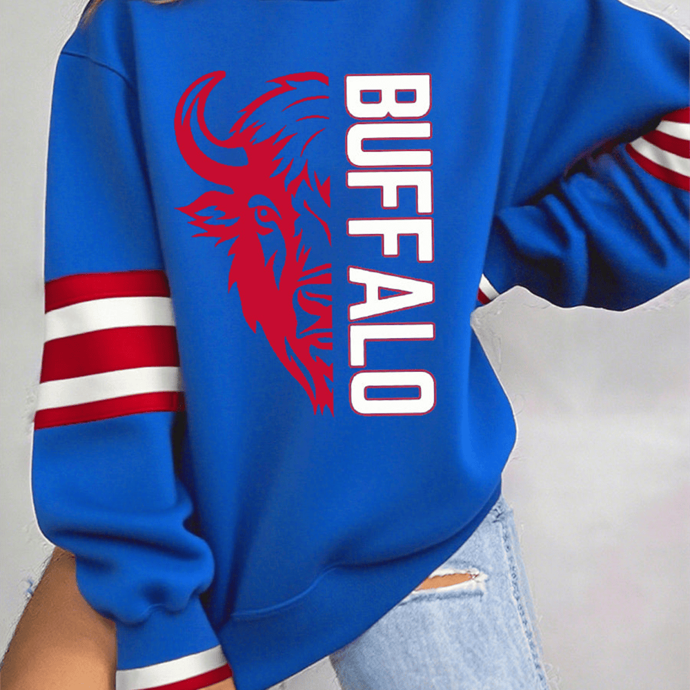 Buffalo Football Sweatshirt Sport Themed Football Clothing Buffalo Bills Lover Gifts