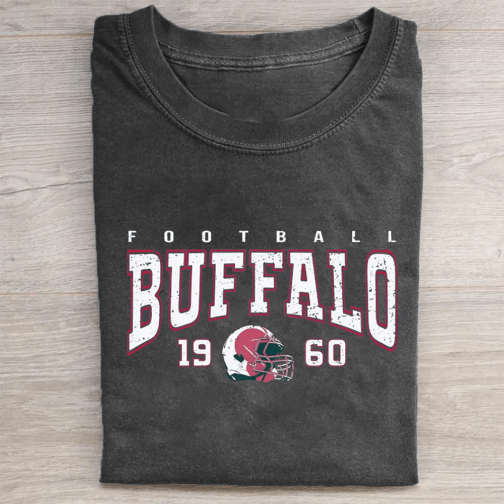 Buffalo Football T-shirt 1960 Game day Clothes Gift Ideas For Football Players