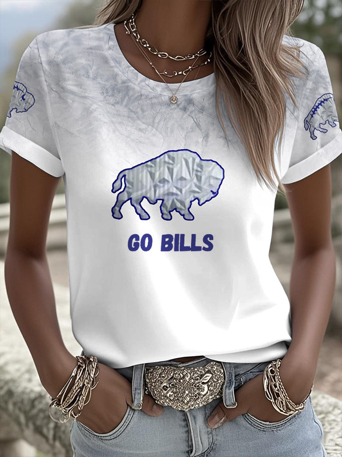 Buffalo Football T-Shirt Gameday Shirts Go BB Merch Presents For Football Lovers