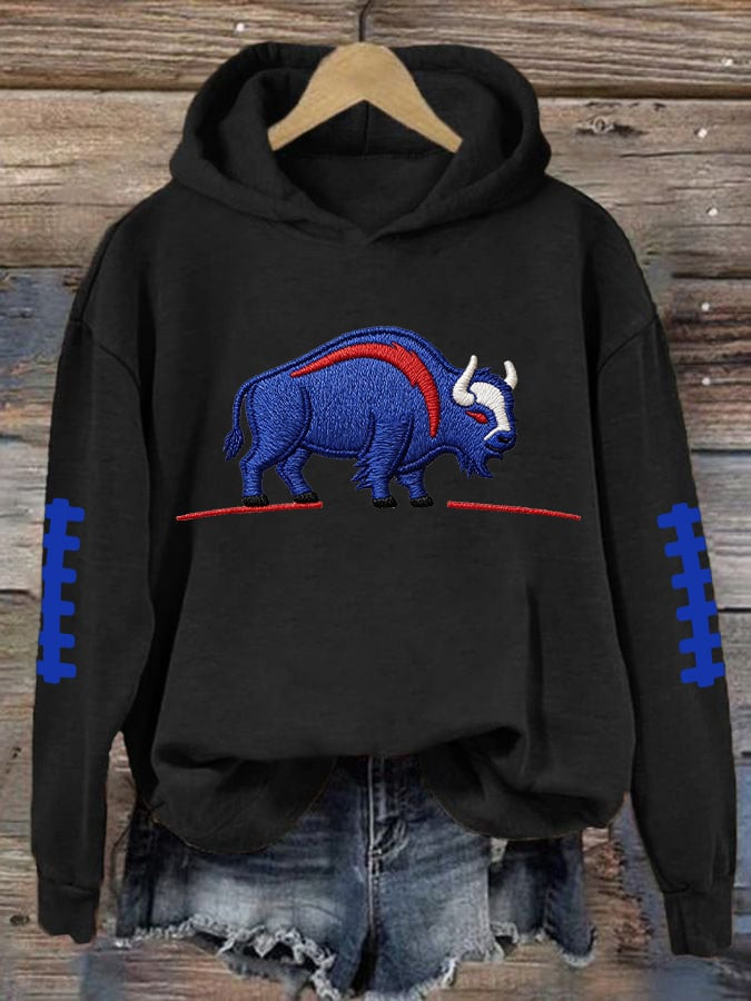 Buffalo Football Waffle Hoodie Bills Merch Game Day Buffalo Pride Apparel Black Fans Gifts Buffalo Football Waffle Hoodie Bills Merch Game Day Buffalo Pride Apparel Black Fans Gifts