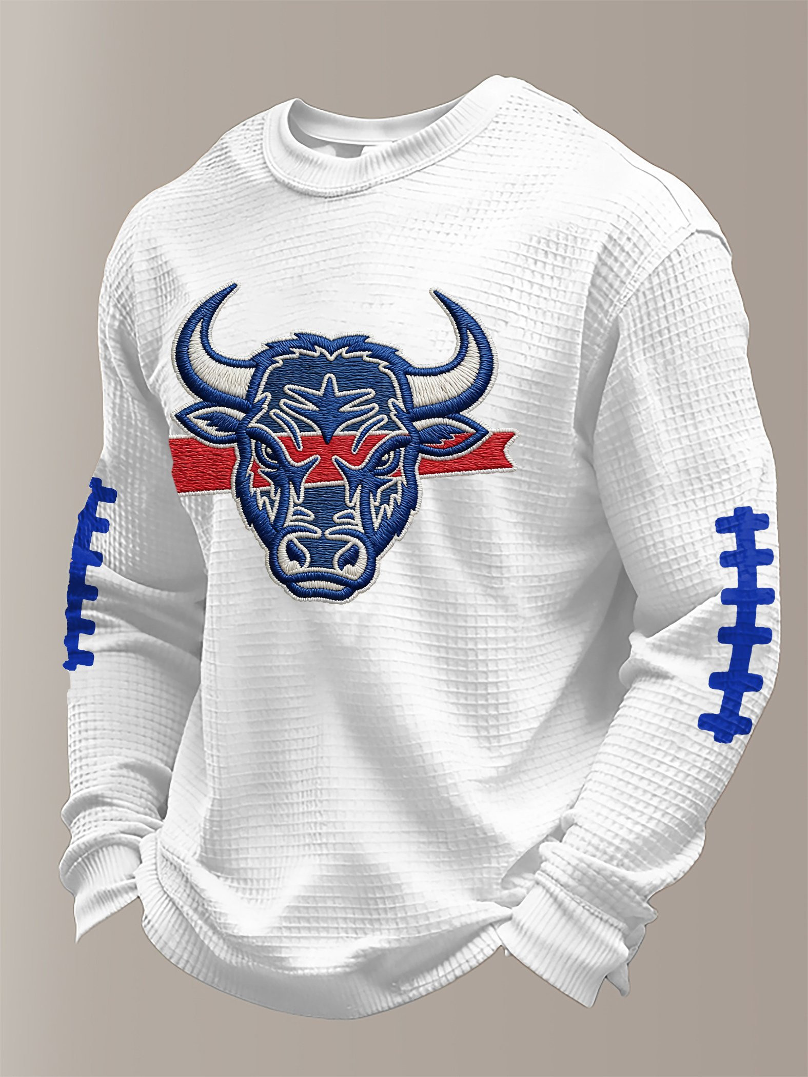 Buffalo Football Waffle Long Sleeve T-Shirt Bills Merch Buffalo Pride Game Day Clothes Buffalo Football Waffle Long Sleeve T-Shirt Bills Merch Buffalo Pride Game Day Clothes