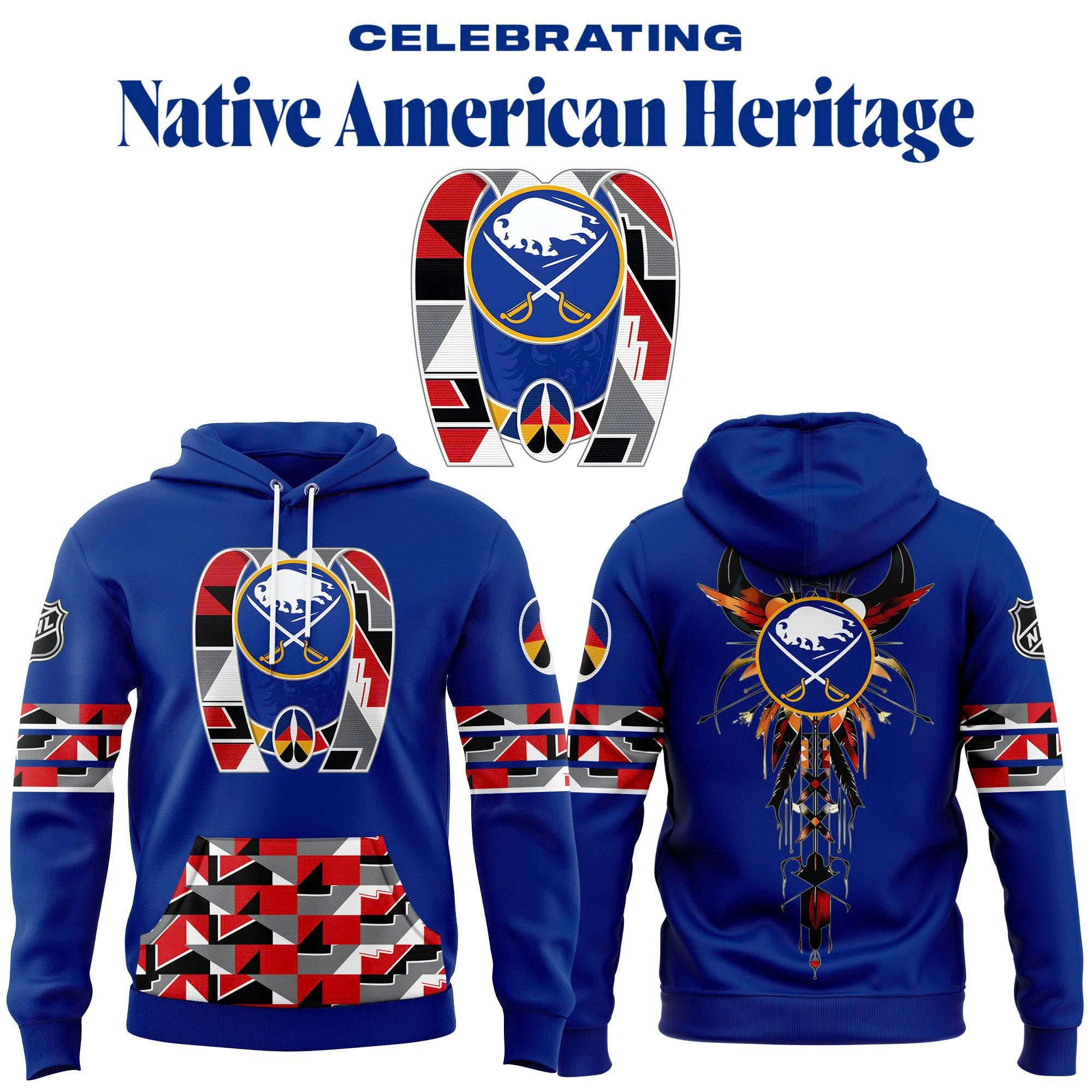 Buffalo Sabres 2025 Native American Heritage Hoodie Hockey Apparel Good Gift For Him