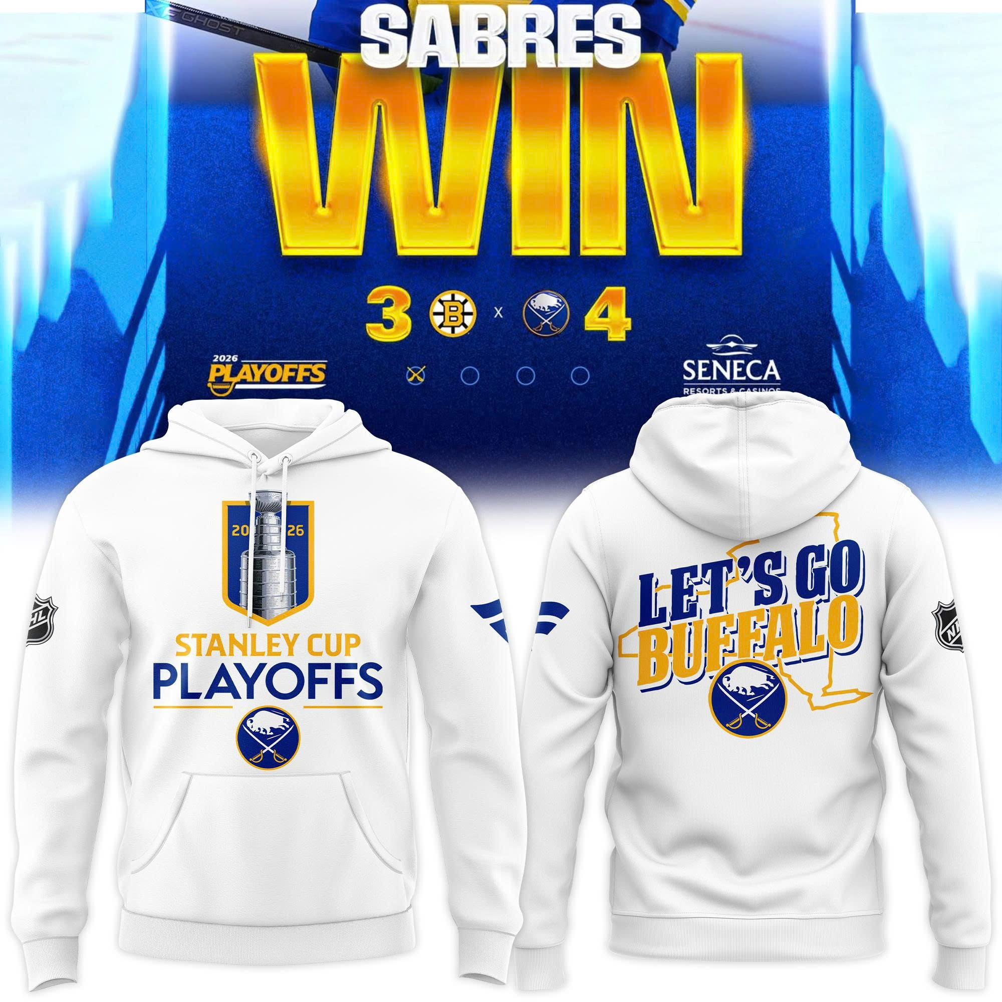 Buffalo Sabres 2026 Stanley Cup Playoffs Hoodie Buffalo Sabres Apparel Hockey Lover Gift