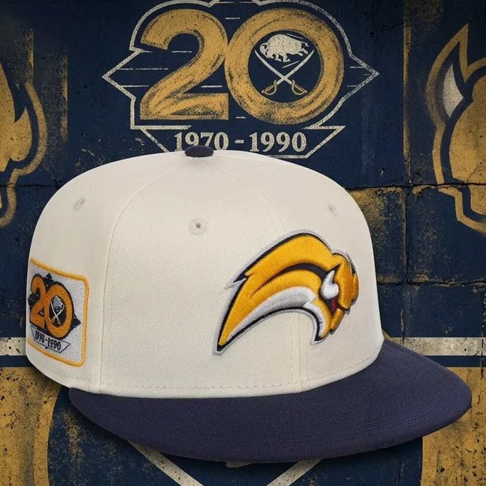 Buffalo Sabres 20Th Anniversary Snapback Hat Sabres Hat Cool Gifts For Hockey Fans