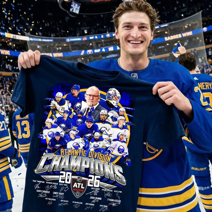 Buffalo Sabres Atlantic Division Champions Shirt Sports Clothing Unique Gifts For Hockey Lovers